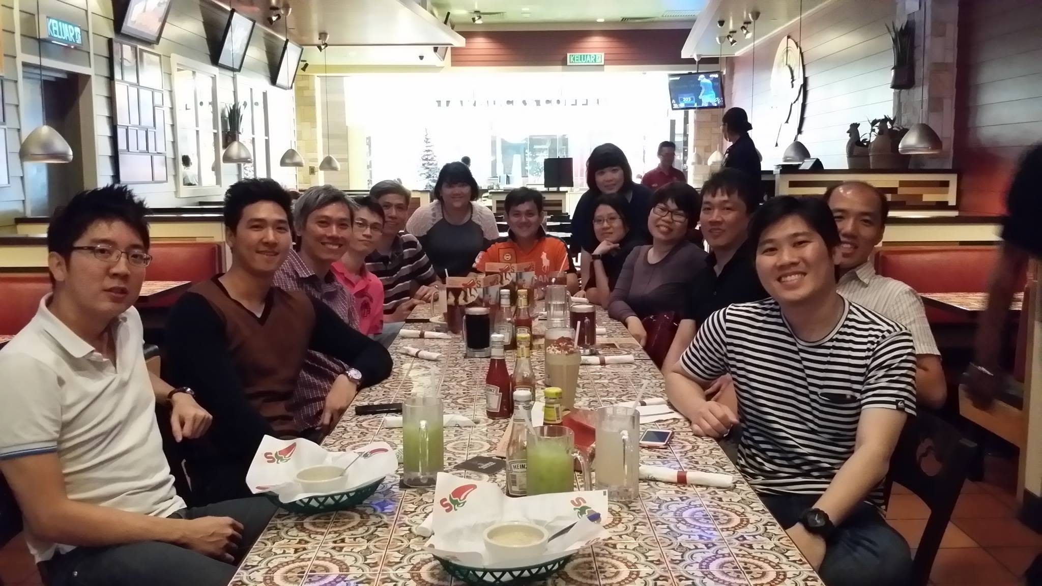 9 Dots Consulting team gathered together in 2014