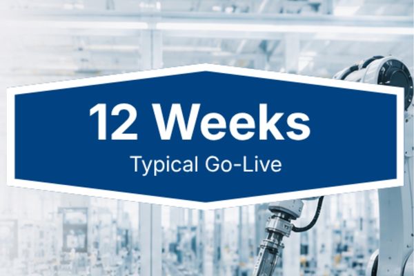 Jumpstart Assembly package for assembly manufacturing with typical 12-week go-live